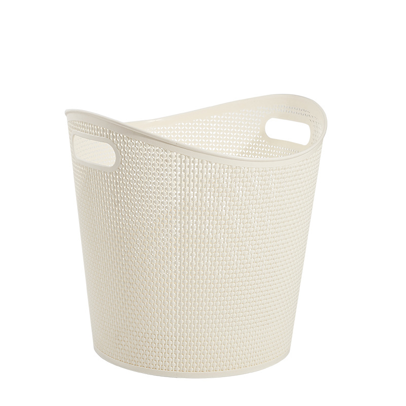 Multi-functional toys, sundries, large plastic storage basket, hollowed-out dirty clothes basket, home bathroom laundry basket, laundry basket pic 13