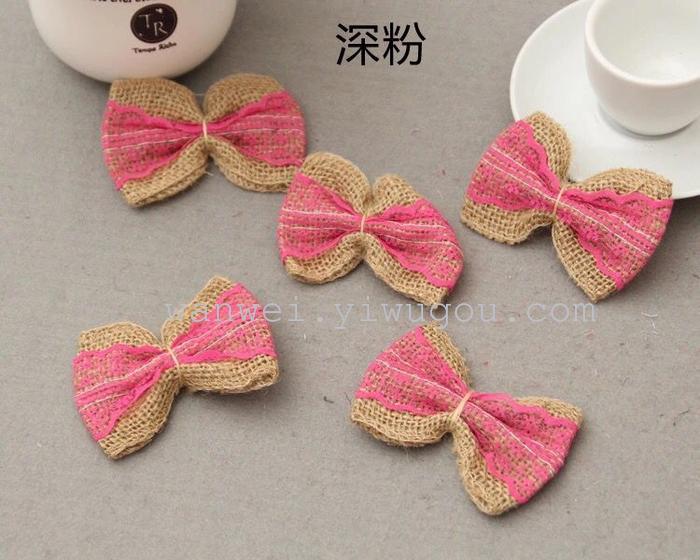 Packaging materials: Lace edges, linen strips, bows, wedding accessories pic 7