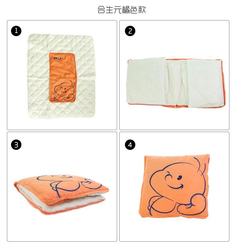 In-stock stock of plush pillows, cartoon Big white embroidered dual-purpose plush pillows, suitable for various uses in cars and offices, plush blankets pic 27