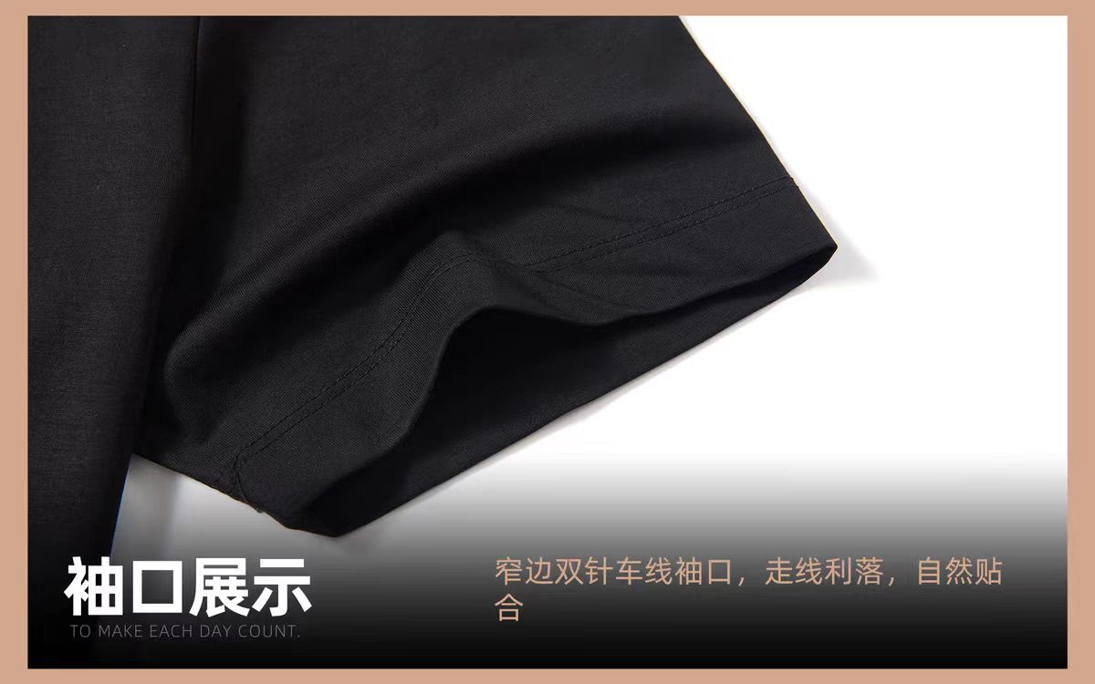 男士v领短袖t恤夏季冰丝休闲薄款印花潮流透气时尚男装半袖衫上衣详情13