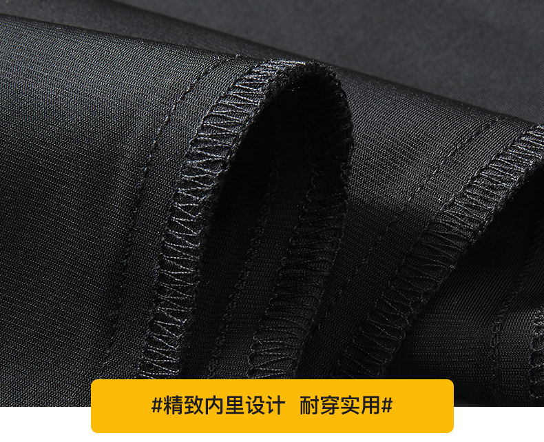 High-end ice silk casual dress pants for men, summer lightweight, breathable, drawstring, non-ironing straight-leg stretch business casual pants pic 30