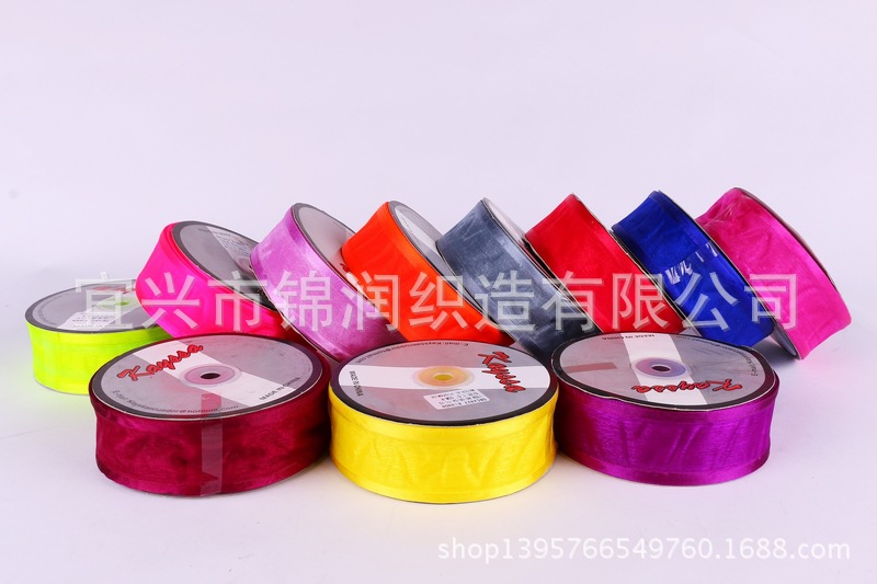 12 minutes, 4cm diy hair accessory ribbon, wide edge gauze ribbon, wide edge gauze ribbon pic 4