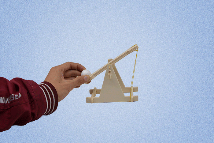 Wooden trebuchet, a small technological invention, diy material for throwing balls, ancient trebuchet, siege trebuchet pic 9