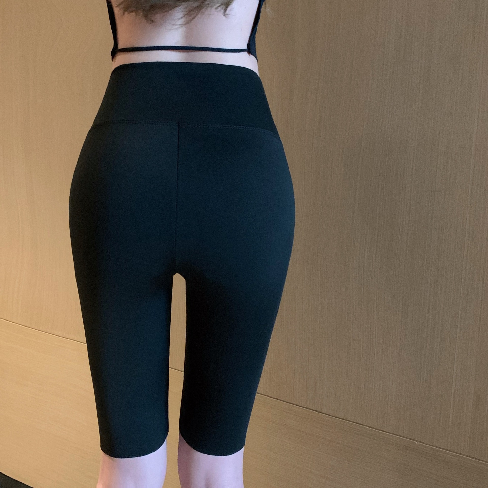 Three-point shark pants leggings for women, five-point summer thin tight-fitting outerwear, and nine-point letter-shaped belt-cinching and hip-lifting Barbie pants pic 102