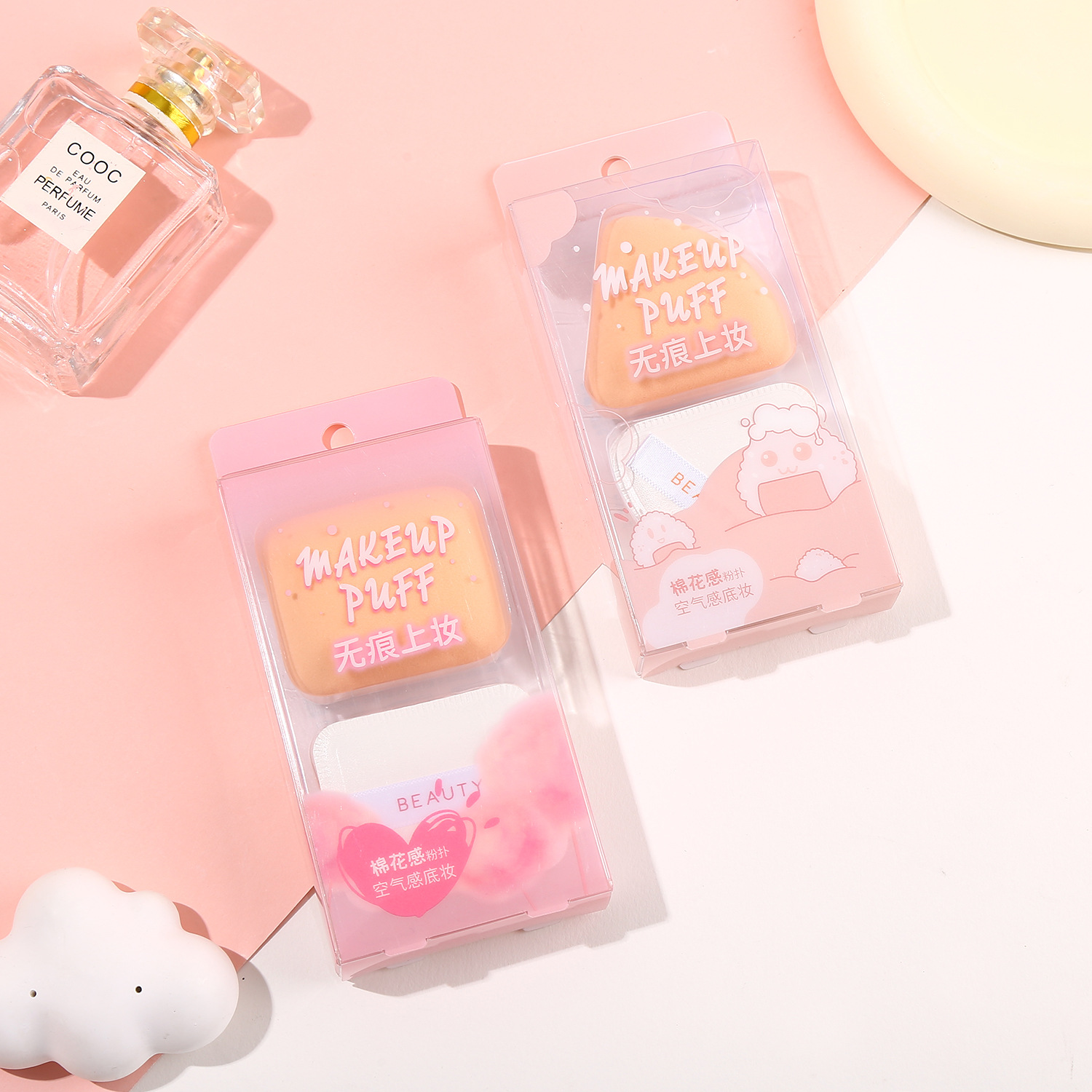 棉花糖粉扑超软不吃粉化妆海绵干湿两用气垫粉饼粉底液专用美妆蛋详情1
