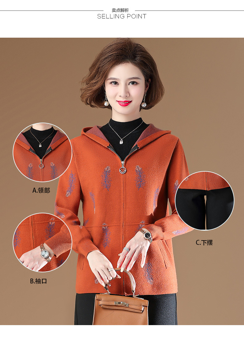 Edad media mamá primavera otoño abrigos primavera otoño nuevo estilo estilo corta corta edad media moda mujer chaquetas tops pic 6