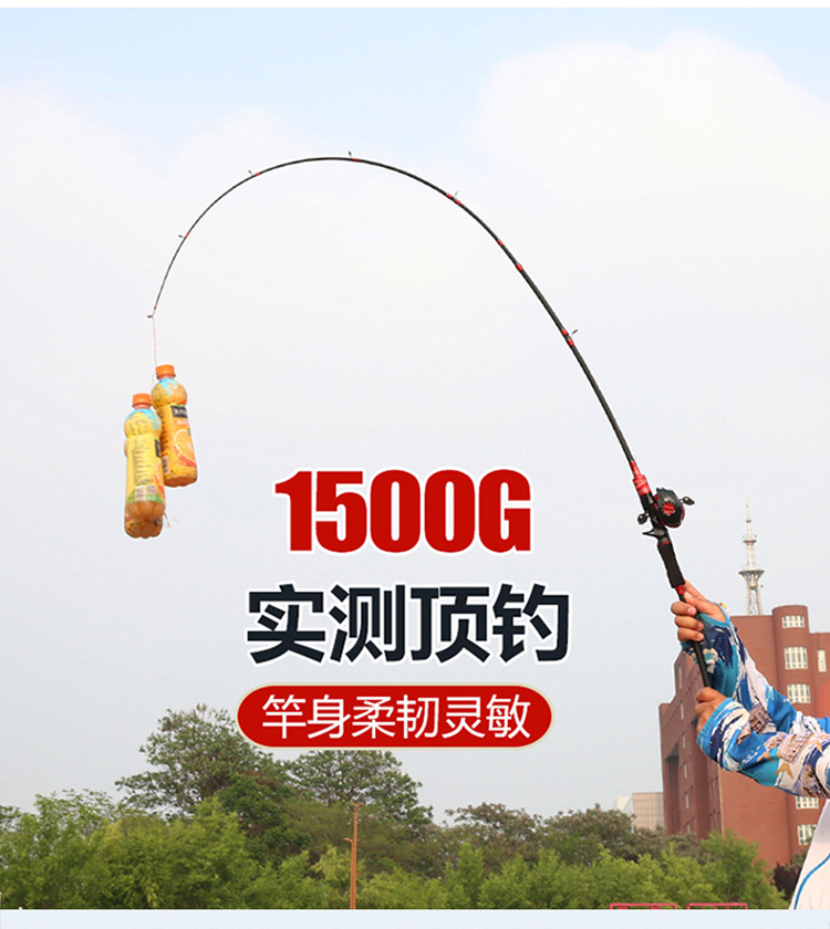 Cross-border fiberglass reinforced plastic Lull rod insert joint rod ML adjustable lull rod foreign trade Amazon long-distance throwing road sliding rod fishing rod pic 23