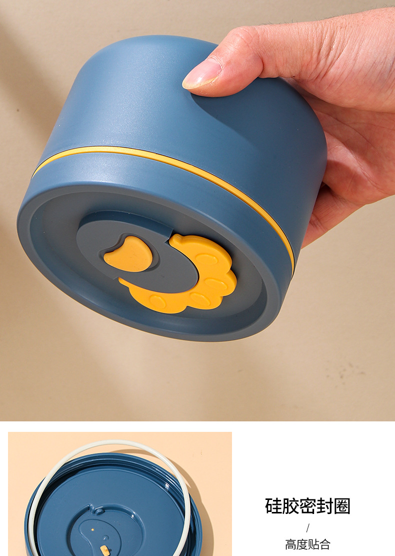 日式便当盒不锈钢保温饭盒上班族带盖学生便携小餐盒食品级儿童碗详情7