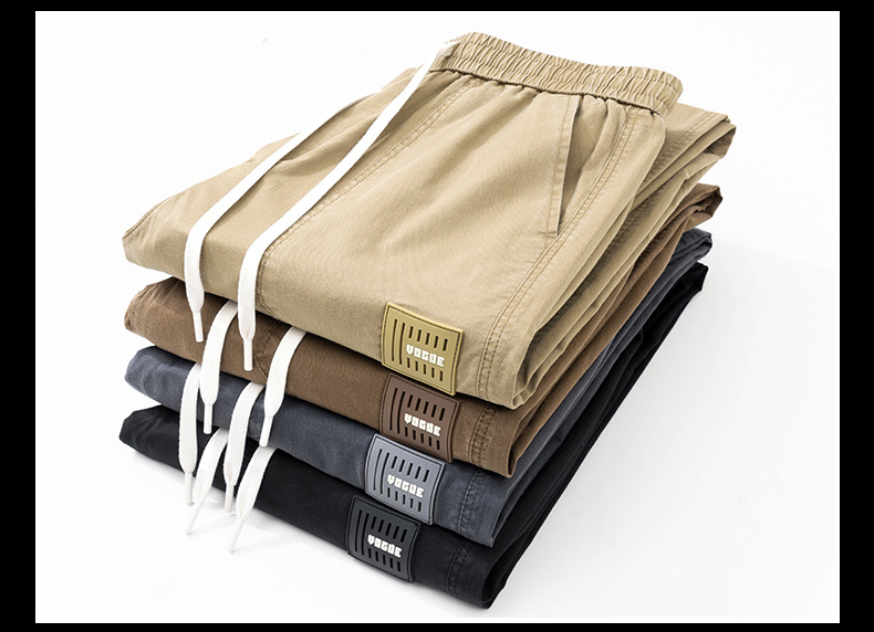 2024春夏新款工装哈伦运动大码宽松多兜束脚休闲裤男薄Men Casual详情4