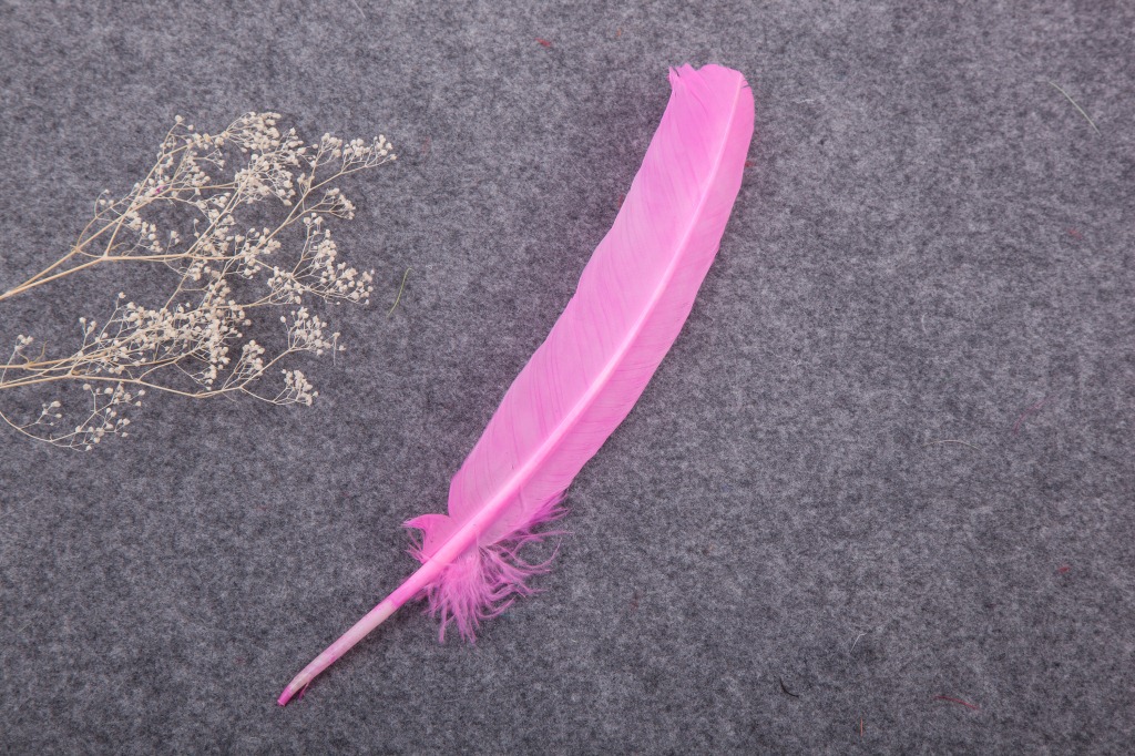 Factory wholesale DIY colorful Turkey feathers, Indian Anren heads with Turkey nest feathers, Japanese feather arrows in stock pic 29