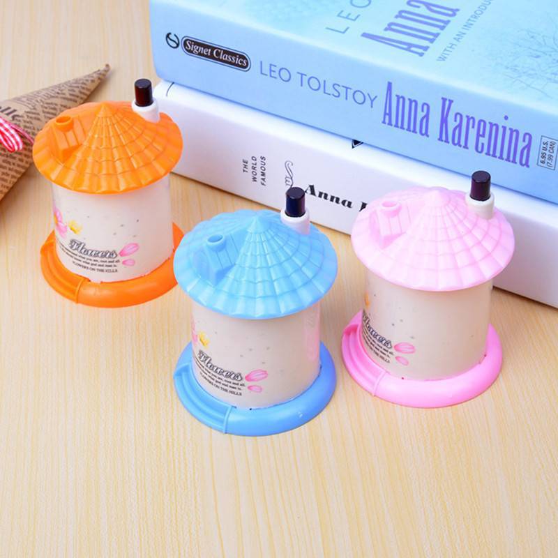 Small house toothpick box with toothpick press type toothpick bucket, colorful automatic plastic toothpick tube, creative toothpick can pic 7