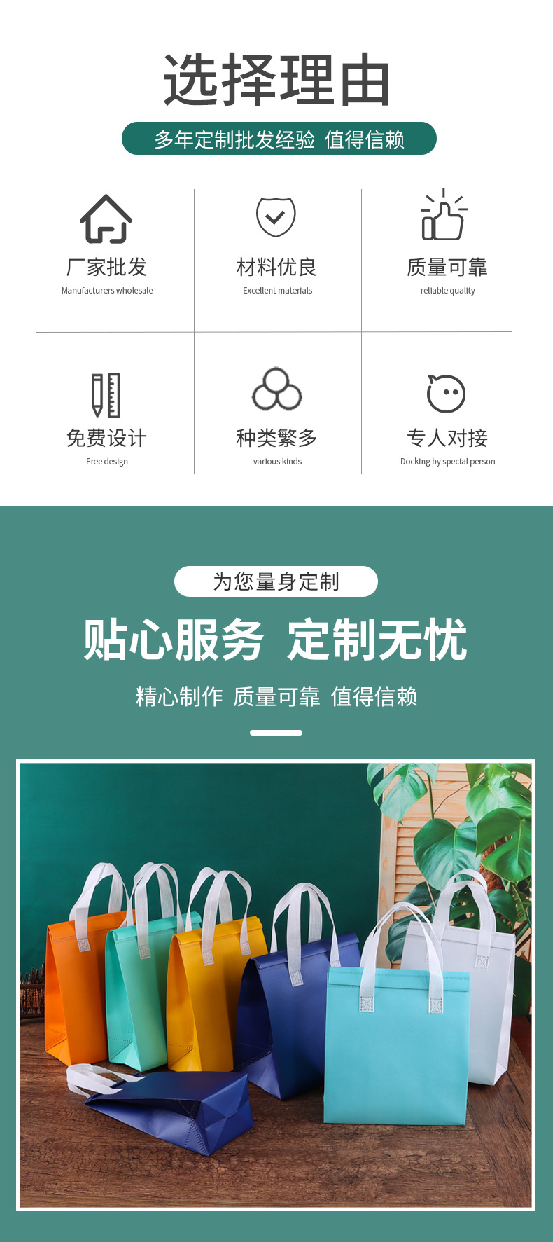 Wholesale of takeout packaging insulated bags, milk tea takeout packaging bags, non-woven fabric custom takeout bags, laminated handbags pic 2