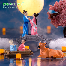 圣诞ins装饰品小摆件树脂工艺品礼物创意圣诞老人雪人家居小礼品详情3