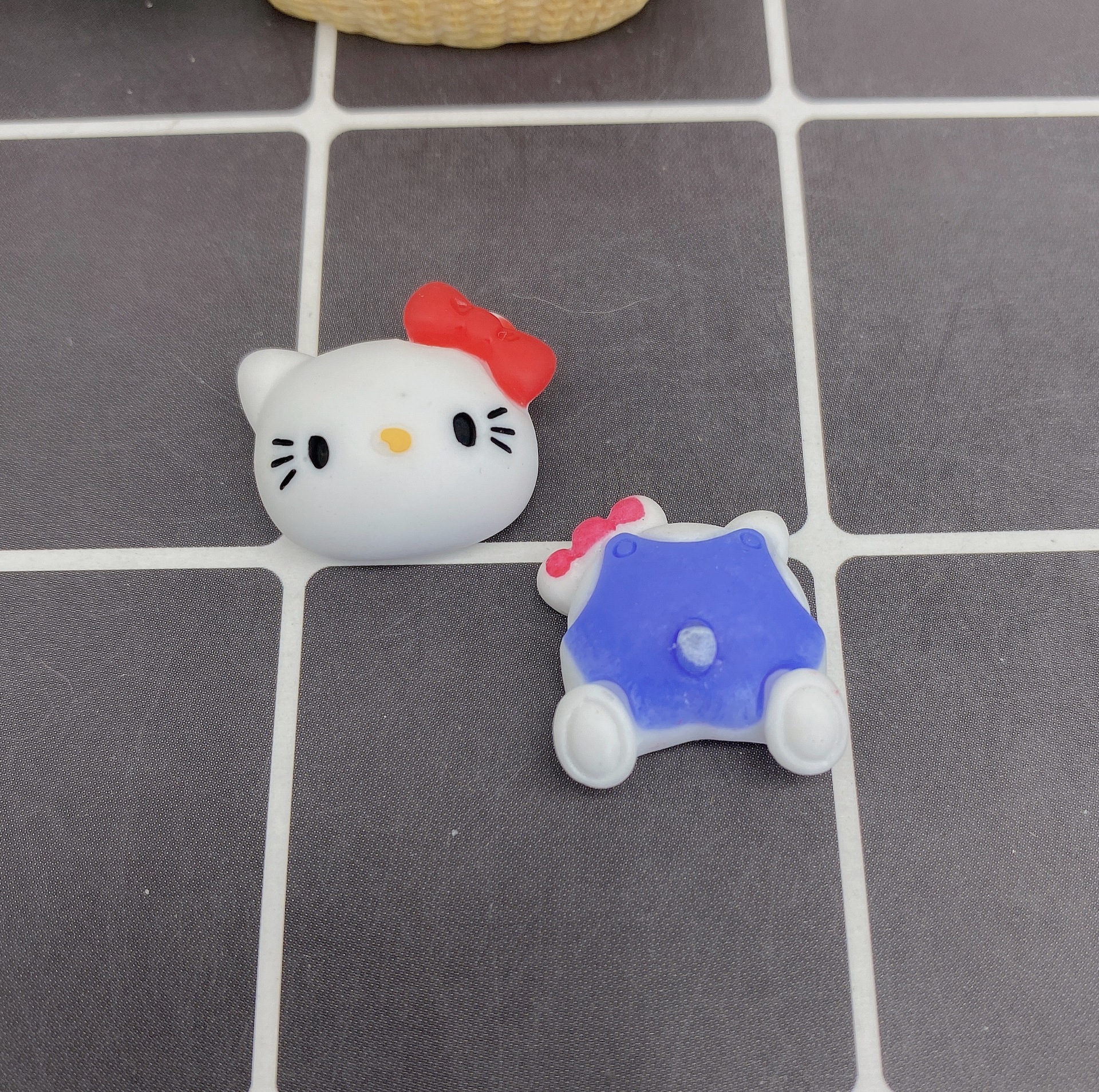 树脂配件饰品帽子贴片史莱姆内放DIY日韩风哑光笑脸厂家直销详情46