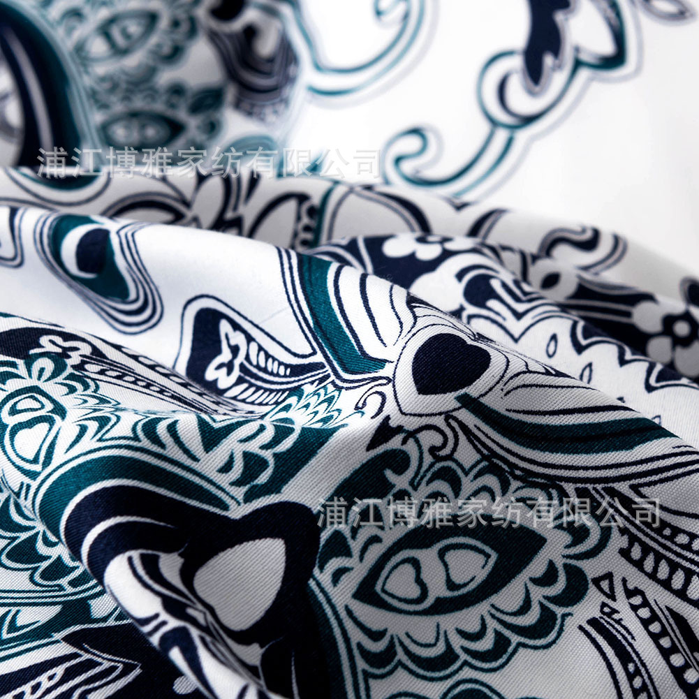 Boya Home Textiles offers cross-border exclusive Amazon supply of Nordic-style printed brushed duvet covers, three-piece sets and bedding wholesale pic 18