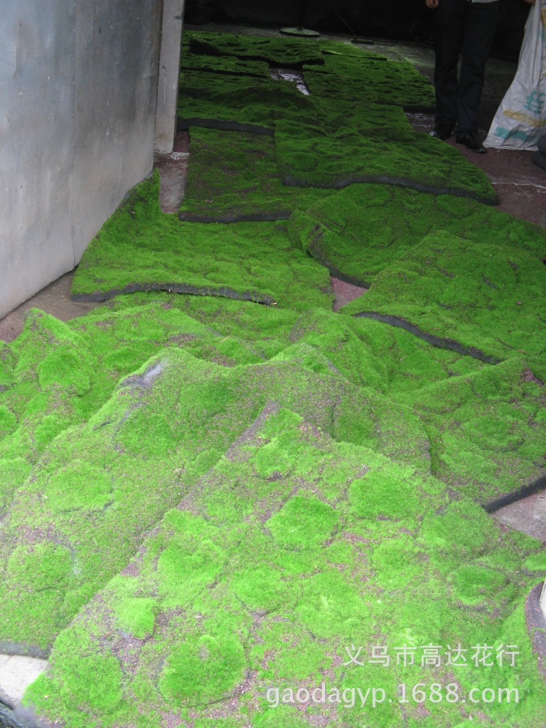 Artificial plant wall, moss skin, plant wall, grass decoration, indoor window display decoration, DIY trendy decoration, lawn pic 24