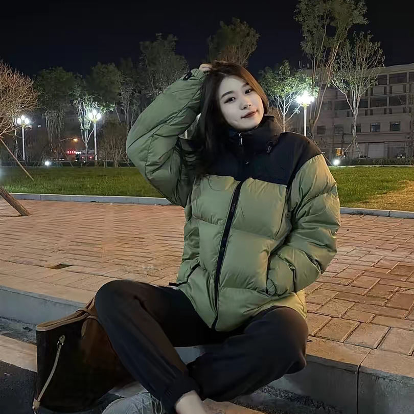 高版本远征08款大鹅羽绒服防风寒石墨灰狼毛中长情侣款男女羽绒服详情3