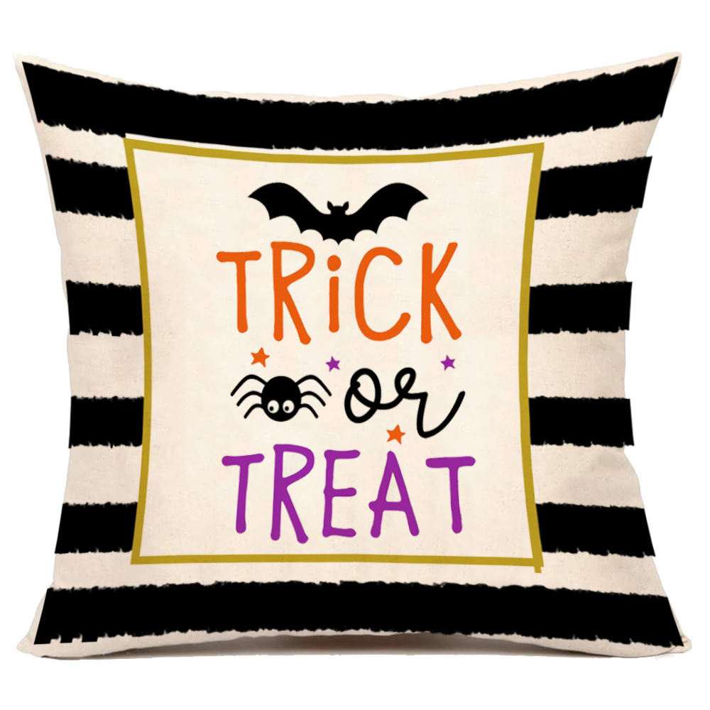Wholesale of Halloween linen pillowcases with linen patterns pic 5