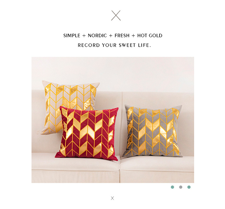 Tongyuan Company offers wholesale gifts, including office sofas, Dutch fleece gold-embossed pillowcases, and car lumbar supports pic 2