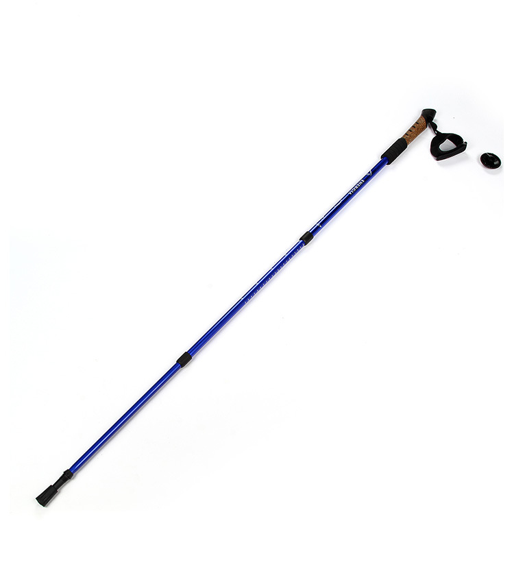 厂家直供铝合金 登山杖减震塑料手柄户外拐杖野营登山拐棍行山杖详情16