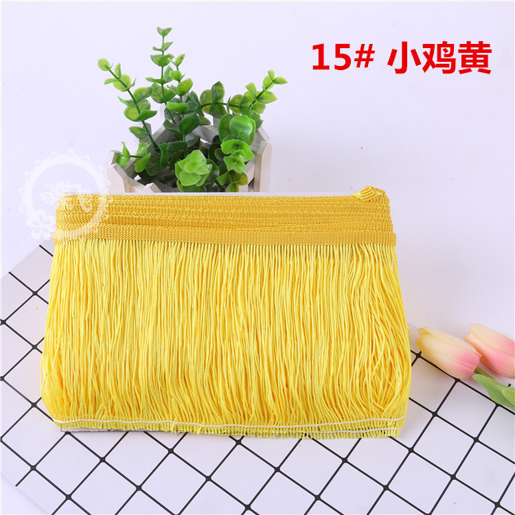 DIY stage costume accessories: Latin dance lace, tassel lace, polyester ribbon, 15CM, factory direct sales, 1 webbing pic 48