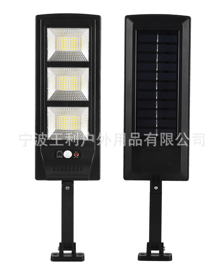 跨境新款户外LED太阳能壁灯人体感应庭院灯 家用墙壁照明遥控路灯详情16