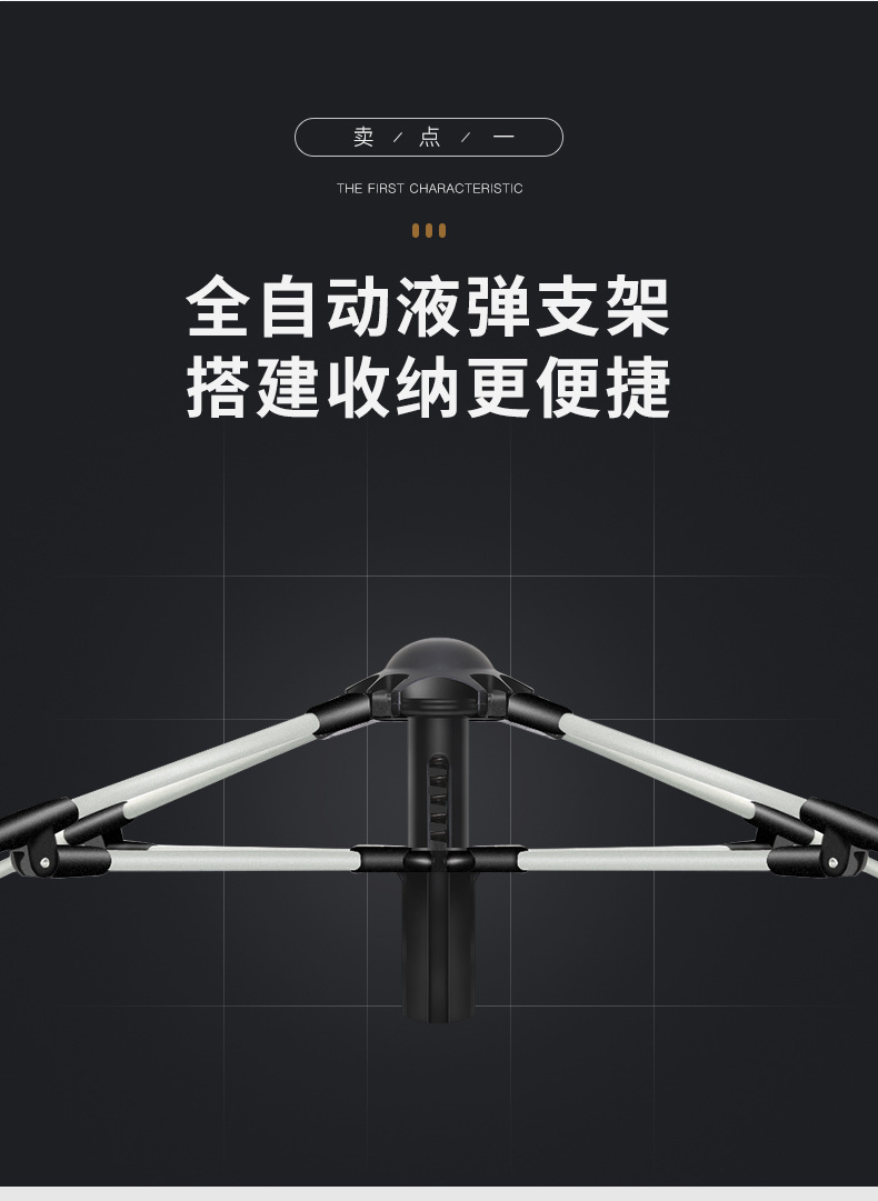 帐篷户外 全自动速开沙滩露营帐篷防雨多人野营 四面帐篷厂家批发详情3