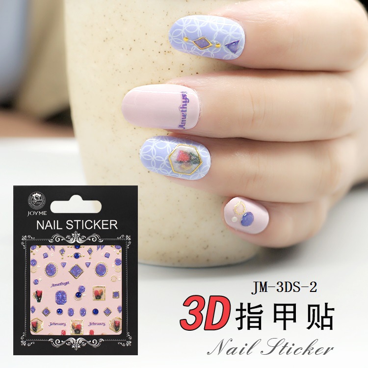 3D nail stickers, nail art stickers, laser stickers, new process, super adhesive back glue process pic 21