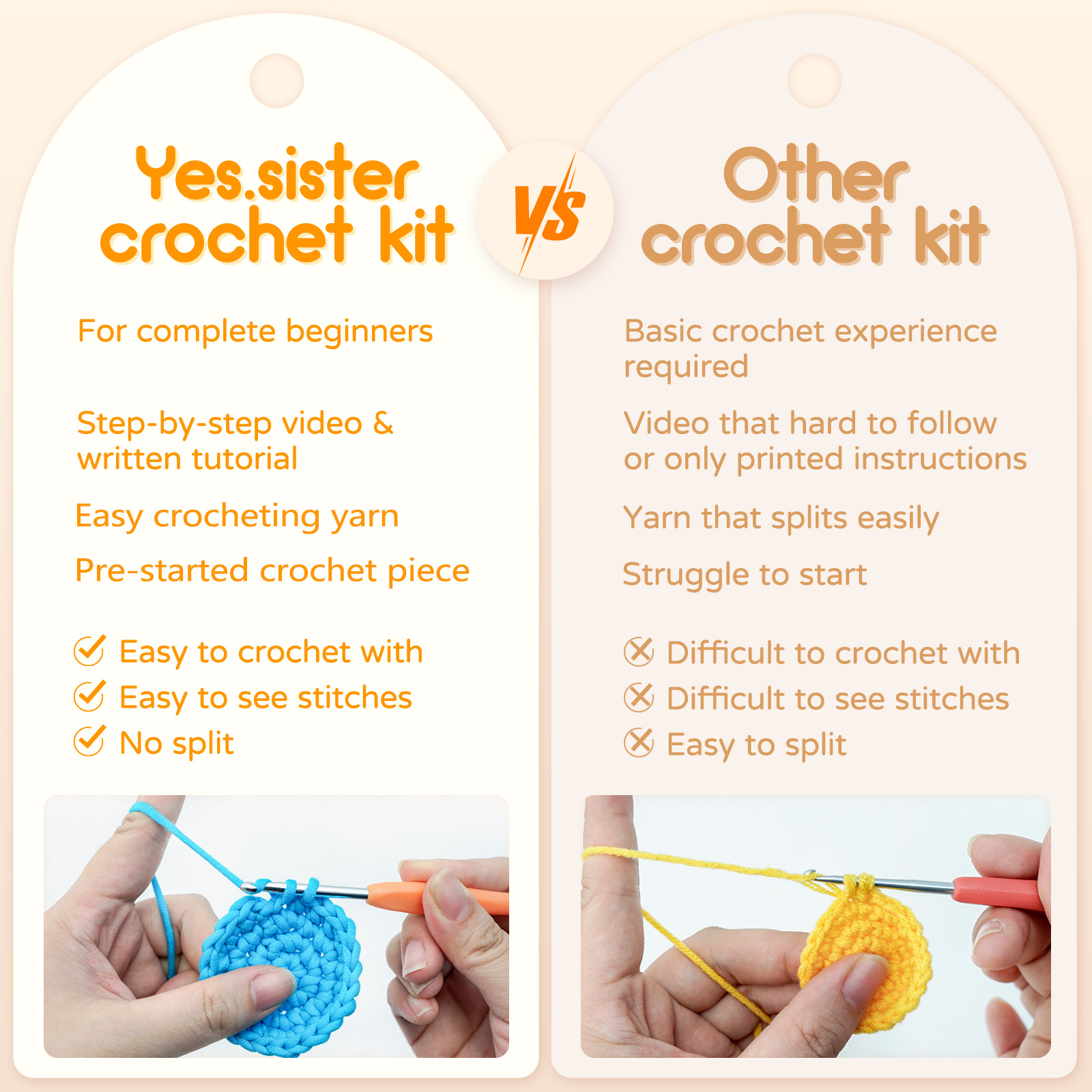 Amazon Crochet material kit English instruction manual DIY Knitting Yarn Ball Rabbit Crochet doll pic 22