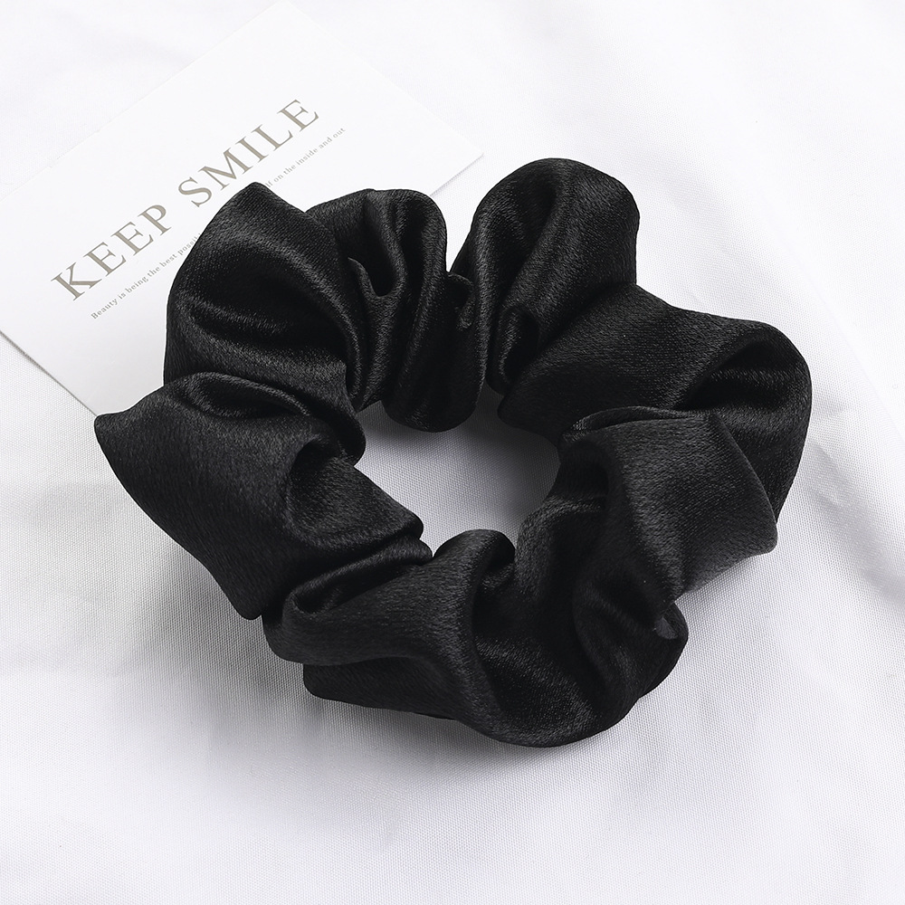 Qiyue Simple Large Intestine Hair Tie ins High-end Style Hair Tie Tie Ponytail Large Intestine Hair Tie Wholesale pic 31