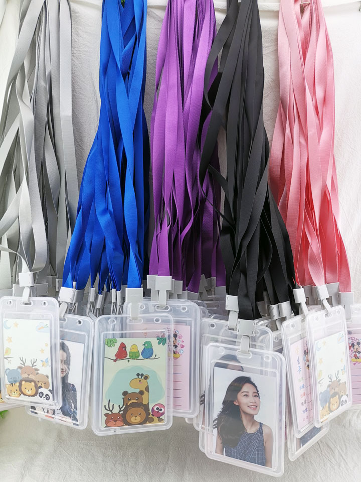A1211 1.5 Plain and fashionable large card holder, lanyard, neck hanger, two-yuan store, two-yuan store, street stall, night market hot sales source pic 6