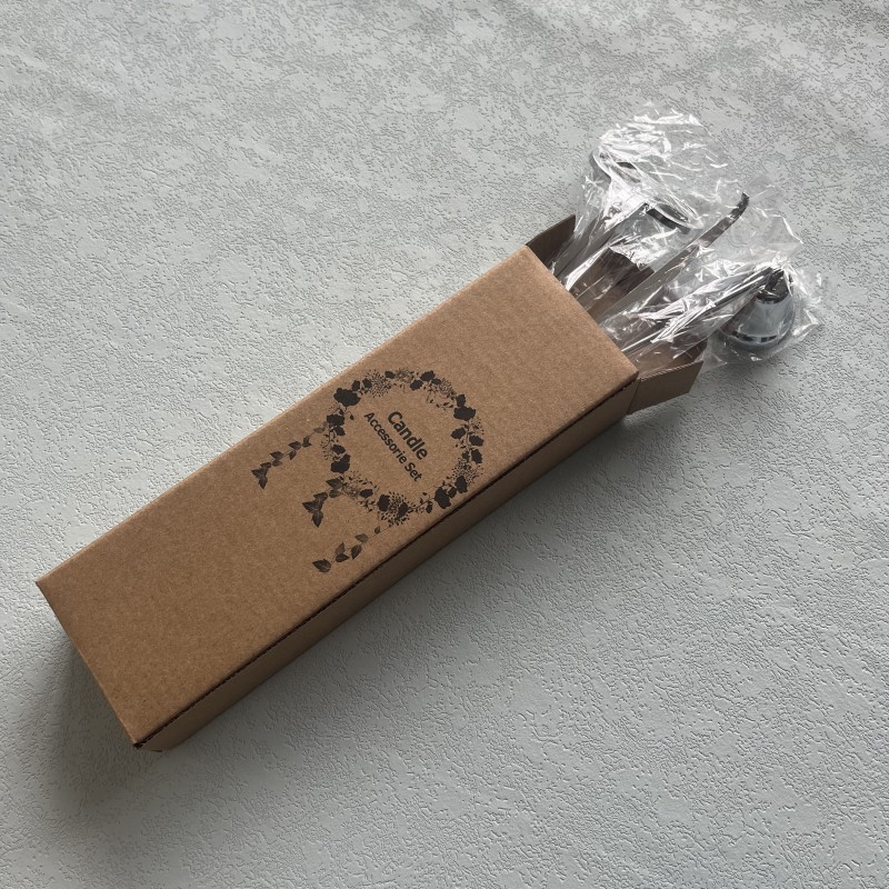 香薰蜡烛工具三件套灭烛钩子灭烛罩灯芯剪蜡烛剪刀灭火罩厂家现货详情12