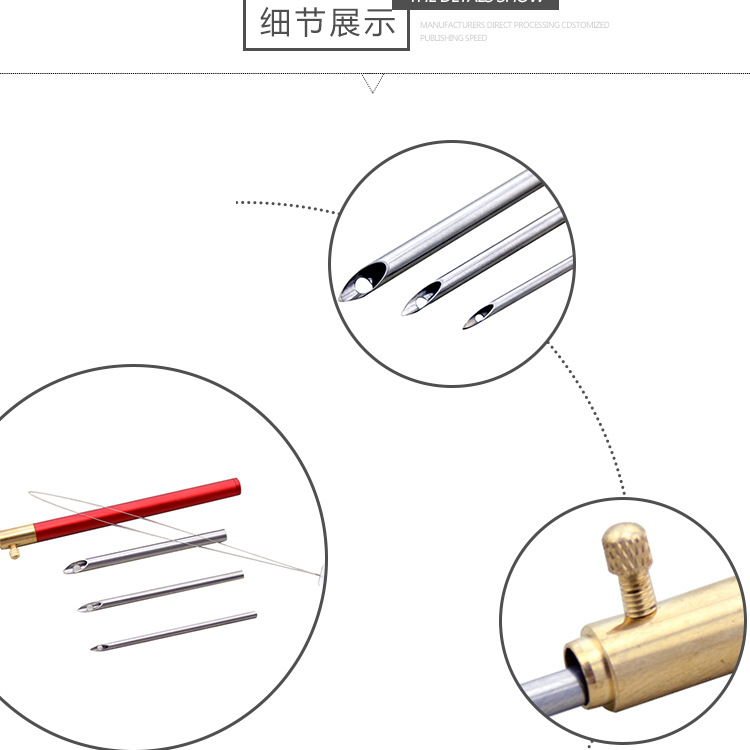 New type of DYI needle embroidery needle 3-head interchangeable embroidery set. Factory direct sale of DYI tools pic 5