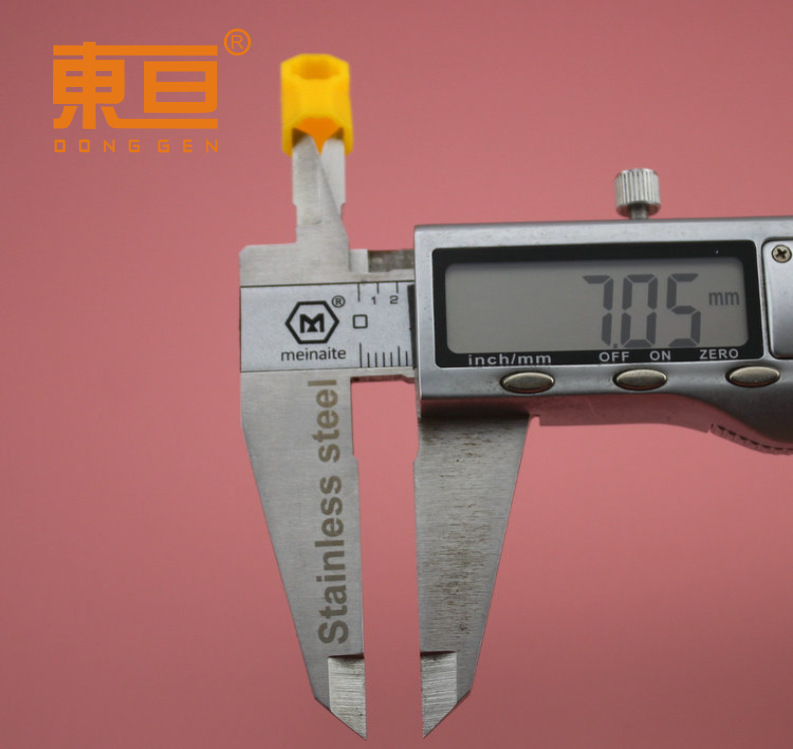 BJ3T91018 Yellow octagonal three-way connector, three-way connector, puzzle, toy accessory, technological building block parts pic 1