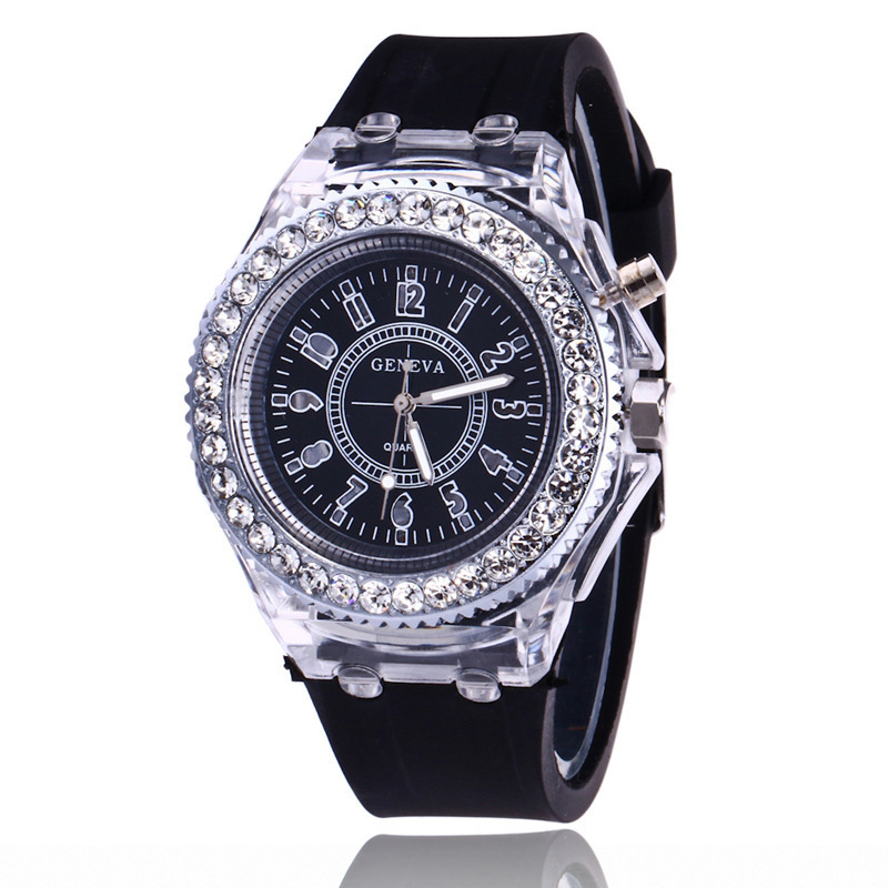 Ins-style illuminated watches, personalized Harajuku Korean version, fashionable and trendy LED fluorescent couple watches for boys, girls, primary and secondary school students pic 45