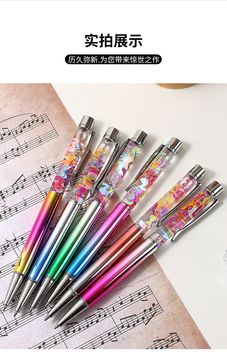 The manufacturer produces UV-plated note ink pens, rotating metal ballpoint pens, electroplated pen barrels and ink metal pens pic 11