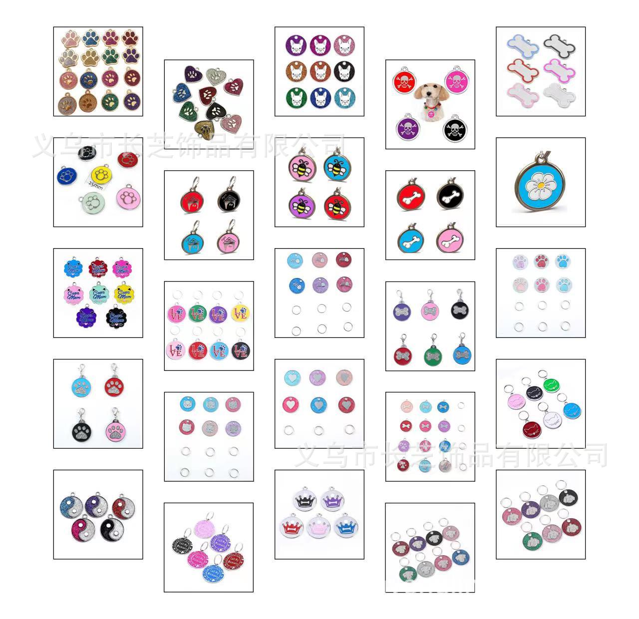 New bone pet accessories, id dog tags, pet supplies, laser anti-loss tags, direct supply from the manufacturer, one-piece consignment pic 19