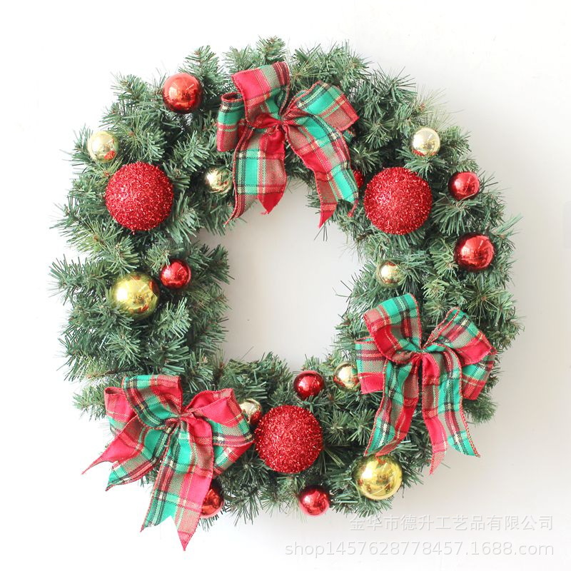 Desheng Cross-border E-commerce Factory supplies Christmas scene decorative hanging ornaments, garlands, PVC pine needles and decorative rattan strips pic 9