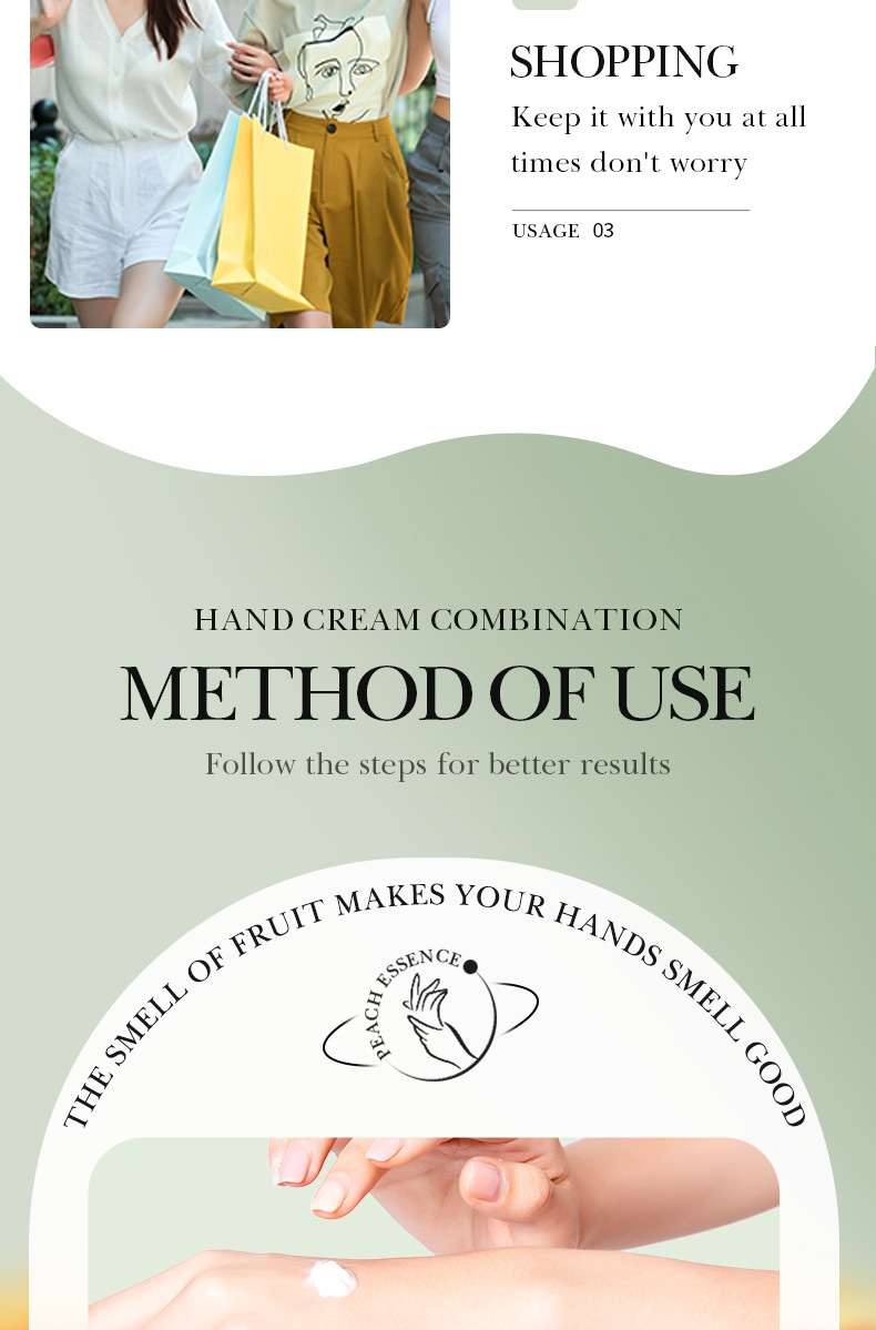 All-english fruit Hand Cream 75g SADOER Avocado Moisturizing Coconut Moisturizing Cross-border Foreign Trade pic 18