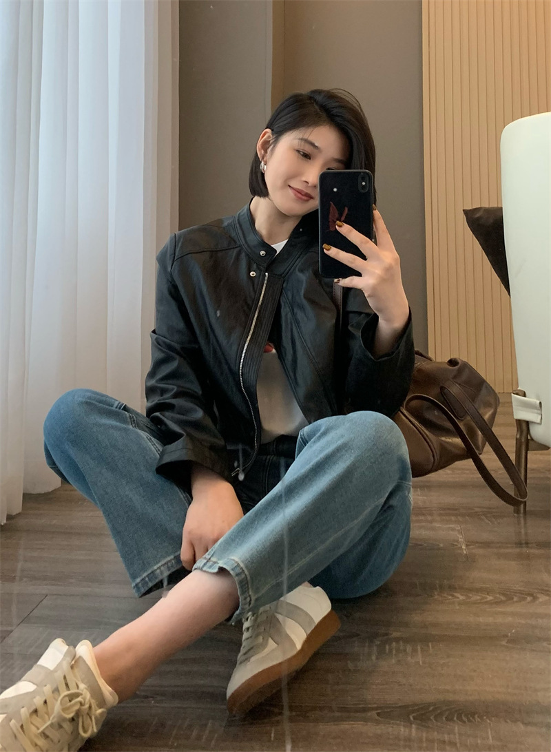 朵妮DN 莱赛尔亚麻360四面弹春夏亚麻透气高腰显瘦法棍裤牛仔裤女详情21