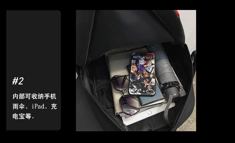 双肩包女2020新款大学生ins风书包韩版原宿ulzzang潮牌百搭背包男详情50