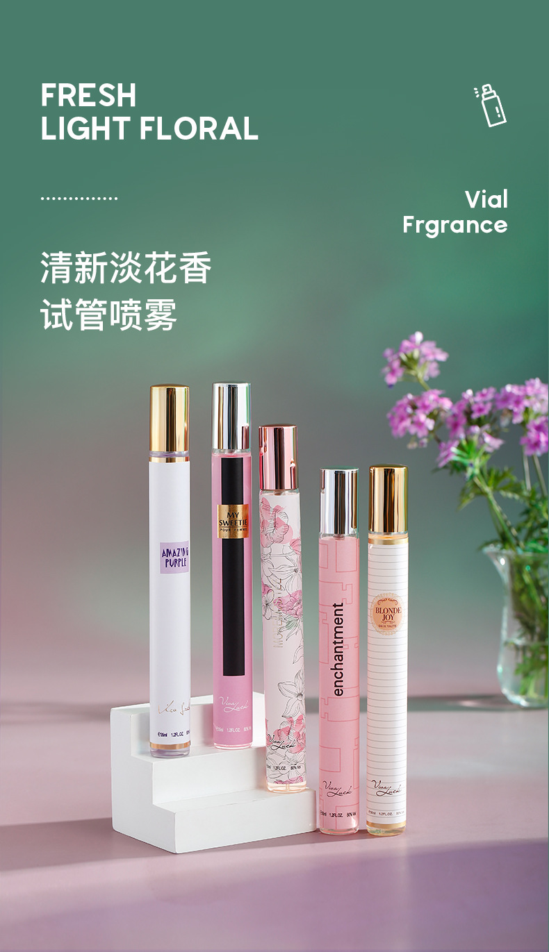 men perfume Cross-border Foreign Trade Mini Portable Test Tube Perfume Long-lasting Woody Men Cologne Perfume wholesale pic 1