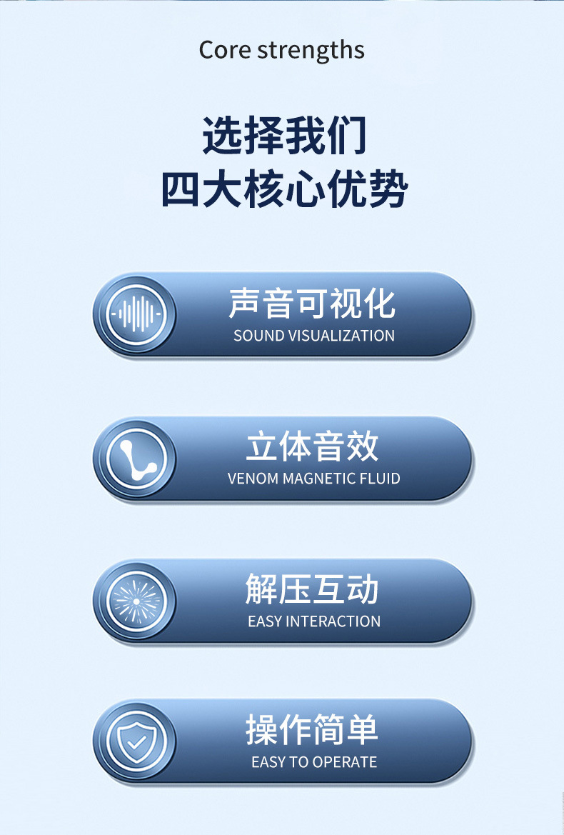 Магнитофоны с магнитной жидкостью, беспроводная bluetooth стерео высокой акустикой, стерео - 3D, округленная контрастным компьютером с магнитофоном pic 2