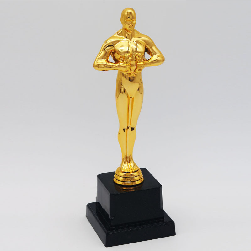 The Academy Award statuette 24-centimeter electroplated plastic trophy is a metal plastic trophy that can be used as a logo pic 10
