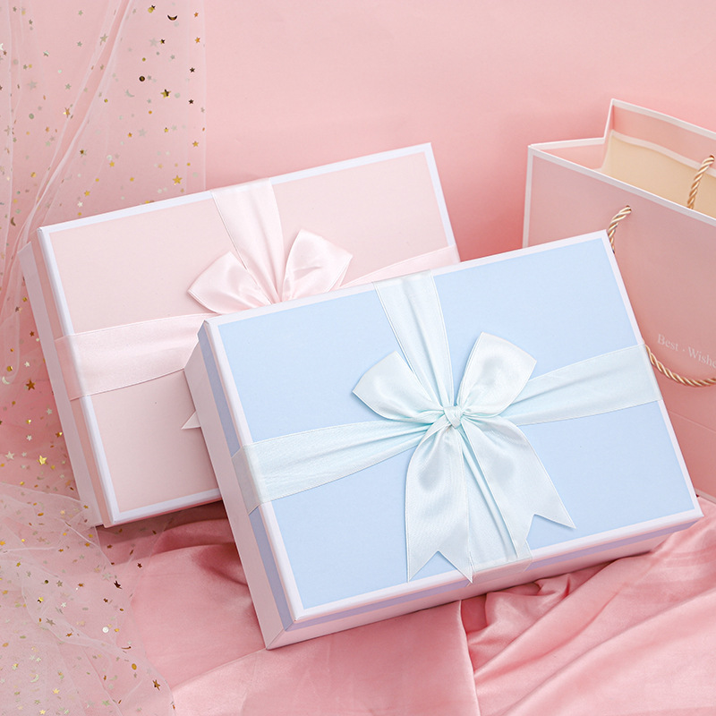 Bow gift box, souvenir box, creative cup, fan, umbrella, gift packaging box, lipstick, perfume, silk scarf box pic 6