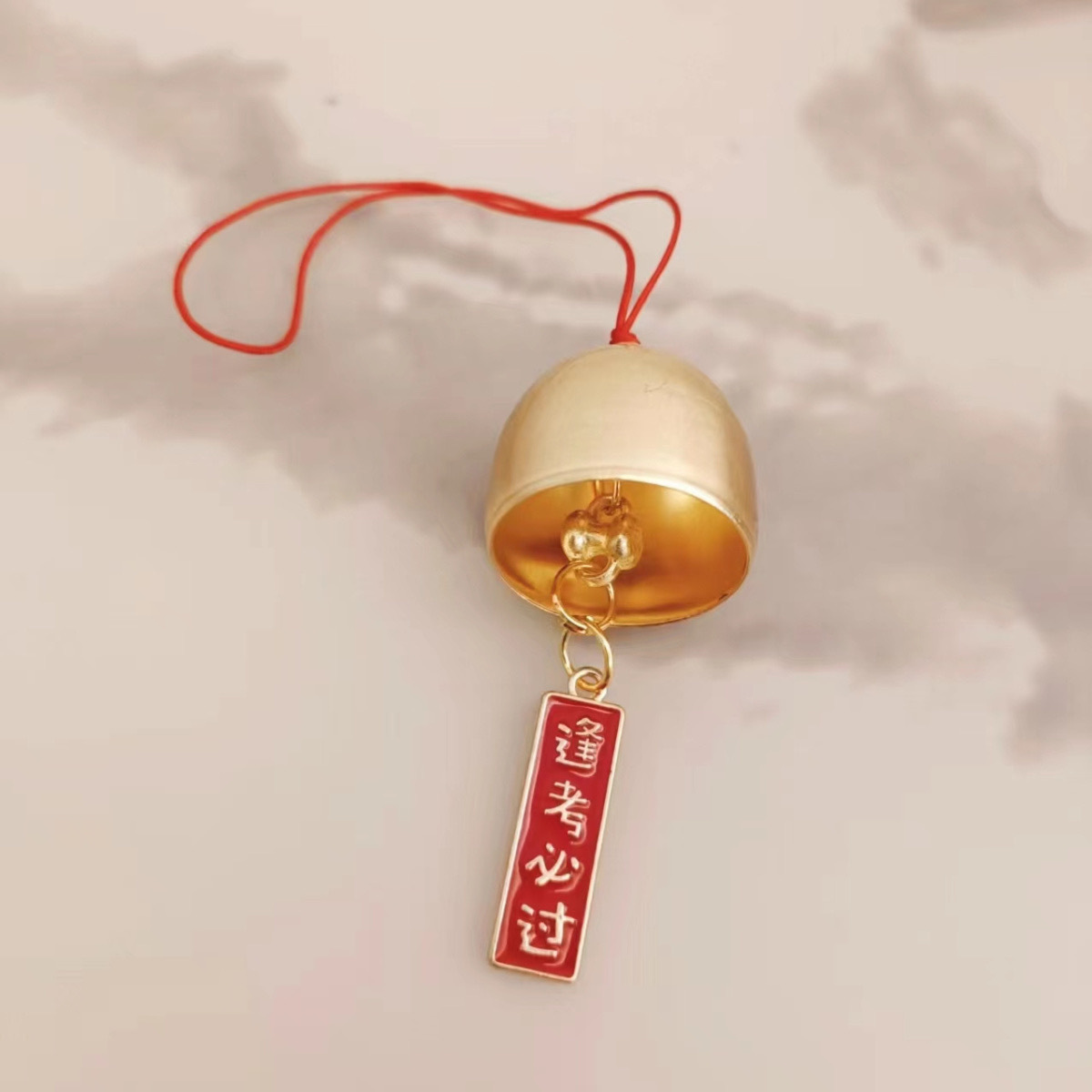 新年小礼品铃铛黄铜风铃挂饰国风挂件送朋友同学鼓励语心愿牌饰品详情10