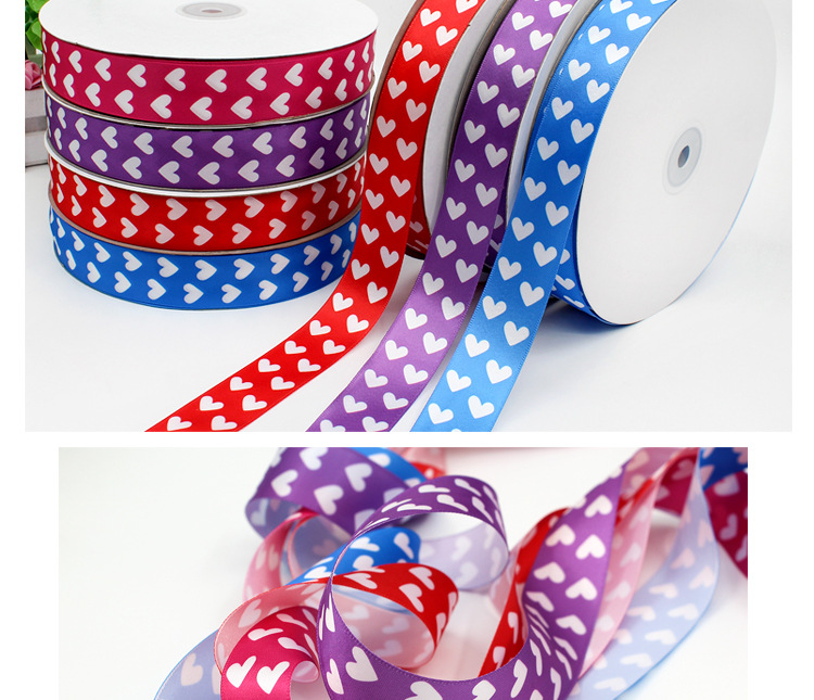 Customized printed ribbons, heat transfer ribbons, and various patterned ribbons, polyester ribbons, and printed gift packaging straps pic 5
