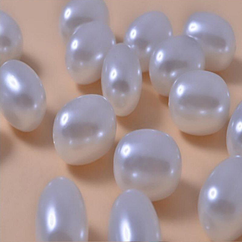 8*13 water drop double-hole factory direct sales, high-gloss imitation pearl acrylic claw chain handicraft accessories pic 5