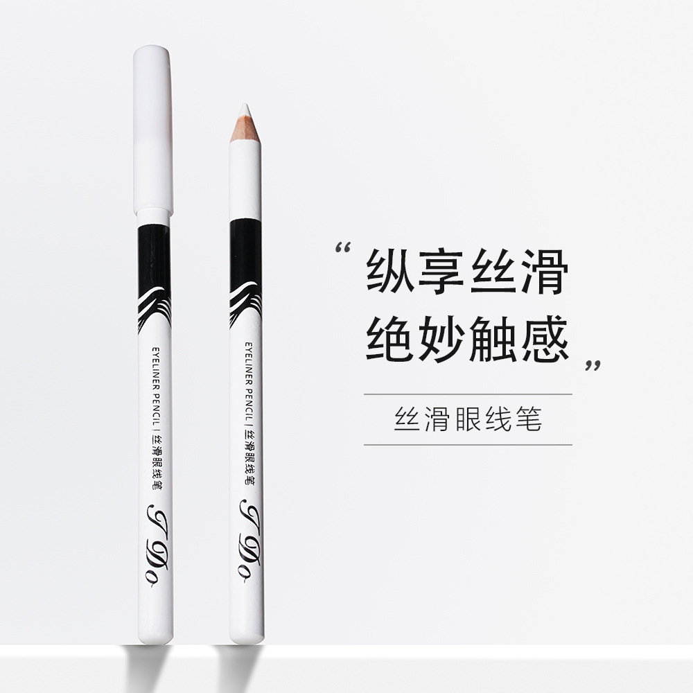J.go white eyeliner pen highlights and brightening, easy to color, no smudging, waterproof and sweat-proof, affordable for students and beginners pic 12