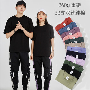 春秋加厚重磅男士连帽卫衣潮牌纯色毛圈帽衫宽松落肩情侣港风logo详情6